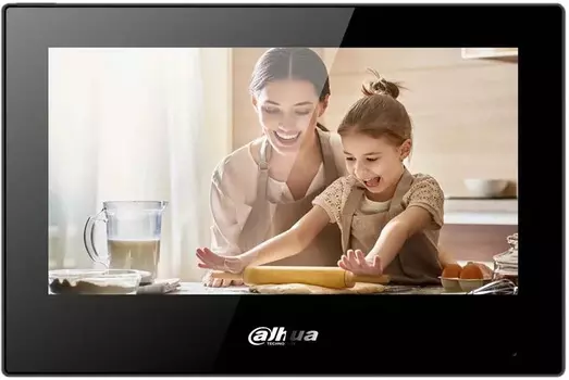Видеодомофон DAHUA, черный/черный (DHI-VTH5321GB-W)