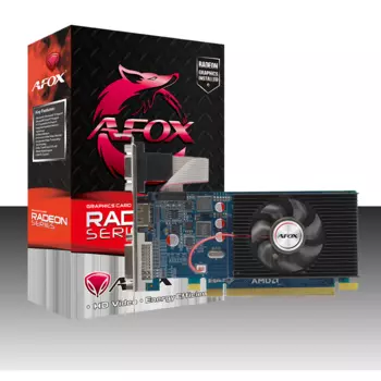 Видеокарта AFOX AMD Radeon R5 230 LP, 2Gb DDR3, 64bit, PCI-E, VGA, HDMI, Retail (AFR5230-2048D3L4)