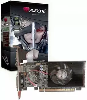 Видеокарта AFOX NVIDIA GeForce GT 710, 1Gb DDR3, 64 бит, PCI-E, VGA, DVI, HDMI, Retail (AF710-1024D3L8)