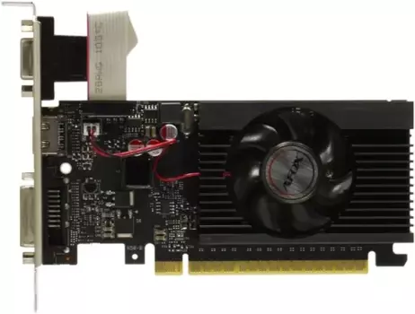 Видеокарта AFOX NVIDIA GeForce GT 710 LP, 2Gb DDR3, 64 бит, PCI-E, VGA, DVI, HDMI, Retail (AF710-2048D3L5-V3)