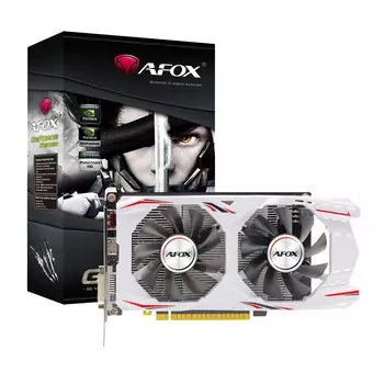 Видеокарта AFOX NVIDIA GeForce GTX 1050ti, 4Gb GDDR5, 128 бит, PCI-E, DVI, HDMI, DP, Retail (AF1050TI-4096D5H7-V8)