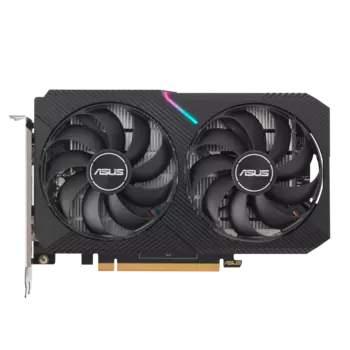 Видеокарта ASUS AMD Radeon RX 6400 Dual, 4Gb DDR6, 64 бит, PCI-E, HDMI, DP, Retail (DUAL-RX6400-4G)