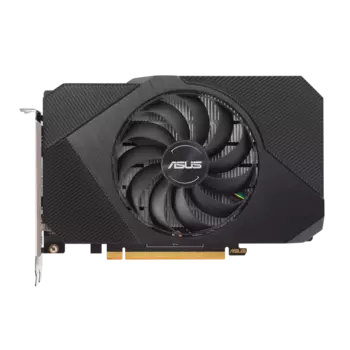 Видеокарта ASUS AMD Radeon RX 6400 Phoenix, 4Gb DDR6, 64 бит, PCI-E, HDMI, DP, Retail (PH-RX6400-4G)