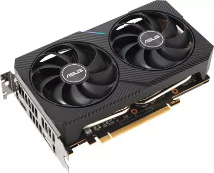 Видеокарта ASUS AMD Radeon RX 6500 XT OC Edition, 4Gb DDR6, 64 бит, PCI-E, HDMI, DP, Retail (DUAL-RX6500XT-O4G)