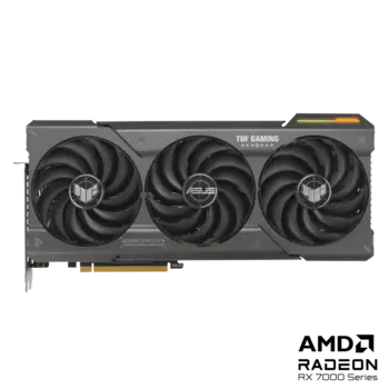 Видеокарта ASUS AMD Radeon RX 7900 GRE TUF Gaming OC, 16Gb DDR6, 256 бит, PCI-E, HDMI, 3DP, Retail (TUF-RX7900GRE-O16G-GAMING)