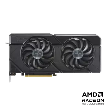 Видеокарта ASUS AMD Radeon RX 7900 GRE Dual OC, 16Gb GDDR6, 256 бит, PCI-E, HDMI, 3DP, Retail (DUAL-RX7900GRE-O16G)