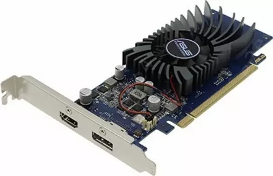 Видеокарта ASUS NVIDIA GeForce GT 1030, 2Gb GDDR5, 64 бит, PCI-E, HDMI, DP, Retail (GT1030-2G-BRK)