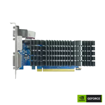 Видеокарта ASUS NVIDIA GeForce GT 710 Silent, 2Gb GDDR5, 64 бит, PCI-E, VGA, DVI, HDMI, Retail (GT710-SL-2GD5-BRK-EVO)