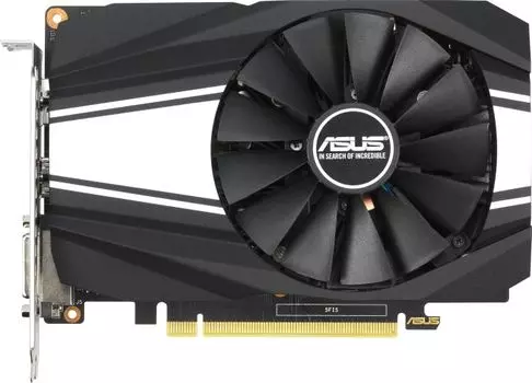 Видеокарта ASUS NVIDIA GeForce GTX1660 OC, 6Gb DDR5, 192bit, PCI-E, DVI, HDMI, DP, Retail (PH-GTX1660-O6G)