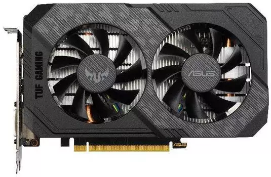 Видеокарта ASUS NVIDIA GeForce GTX1660 SUPER TUF Gaming OC, 6Gb GDDR6, 192bit, PCI-E, DVI, HDMI, DP, Retail (TUF-GTX1660S-O6G-GAMING)