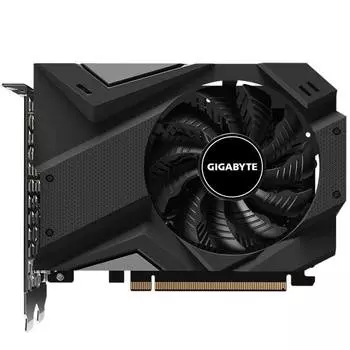 Видеокарта GIGABYTE NVIDIA GeForce GTX 1630, 4Gb DDR6, 64 бит, PCI-E, DVI, HDMI, DP, Retail (GV-N1630D6-4GD)