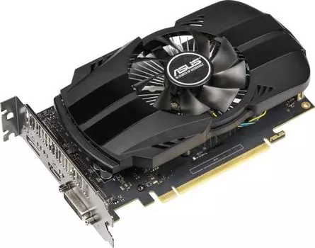 Видеокарта ASUS NVIDIA GeForce GTX 1650 Phoenix, 4Gb DDR5, 128bit, PCI-E, HDMI, DP, Retail (PH-GTX1650-O4G)