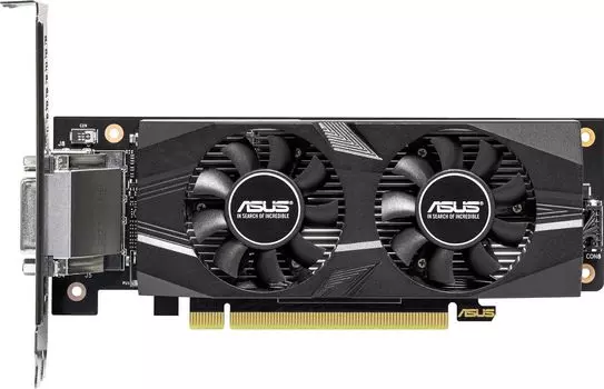 Видеокарта ASUS NVIDIA GeForce RTX 3050 LP BRK OC, 6Gb GDDR6, 96 бит, PCI-E, DVI, HDMI, DP, Retail (RTX3050-O6G-LP-BRK)