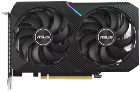 Видеокарта ASUS NVIDIA GeForce RTX 3060 Dual, 12Gb DDR6, 192 бит, PCI-E, HDMI, 3DP, Retail (DUAL-RTX3060-12G-V2 LHR)