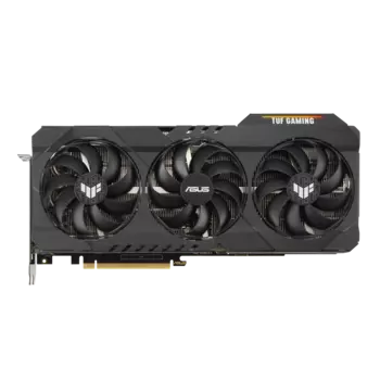 Видеокарта ASUS NVIDIA GeForce RTX 3070Ti TUF Gaming OC, 8Gb DDR6X, 256 бит, PCI-E, 2HDMI, 3DP, Retail (90YV0GY0-M0NA00 LHR)