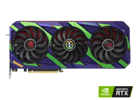 Видеокарта ASUS NVIDIA GeForce RTX 3080 OC EVA Edition, 12Gb DDR6X, 384bit, PCI-E, 2HDMI, 3DP, Retail (90YV0FAE-M0NM00)
