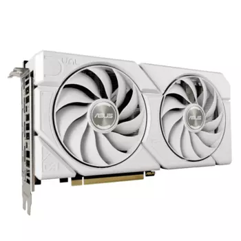 Видеокарта ASUS NVIDIA GeForce RTX 4060 DUAL EVO OC, 8Gb GDDR6, 128 бит, PCI-E, HDMI, 3DP, Retail (DUAL-RTX4060-O8G-EVO-WHITE)