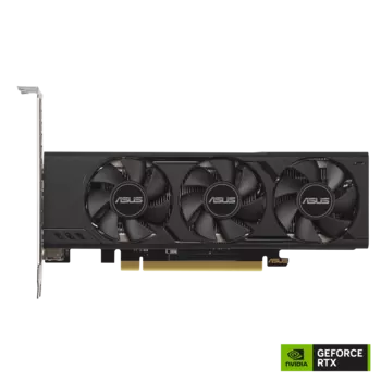 Видеокарта ASUS NVIDIA GeForce RTX 4060 LP BRK OC Edition, 8Gb GDDR6, 128 бит, PCI-E, 2HDMI, 2DP, Retail (RTX4060-O8G-LP-BRK)
