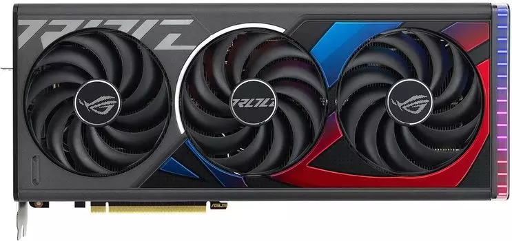 Видеокарта ASUS NVIDIA GeForce RTX 4070Ti SUPER ROG-STRIX-RTX4070TIS-O16G-GAMING, 16Gb GDDR6X, 256 бит, PCI-E, HDMI, 3DP, Retail (90YV0KG0-M0NA00 )