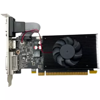 Видеокарта CBR NVIDIA GeForce GT 710, 2Gb DDR3, 64 бит, PCI-E, VGA, DVI, HDMI, Retail (VGA-STX710-2G-RTL)