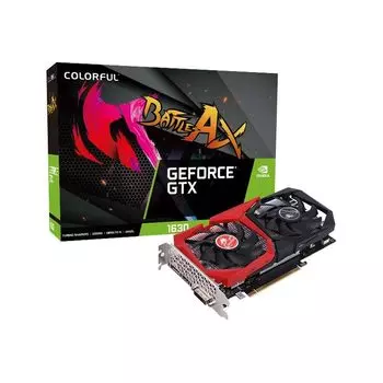 Видеокарта Colorful NVIDIA GeForce GTX 1630 NB 4GD6-V, 4Gb DDR6, 64 бит, PCI-E, DVI, HDMI, DP, Retail (GTX 1630 NB 4GD6-V)