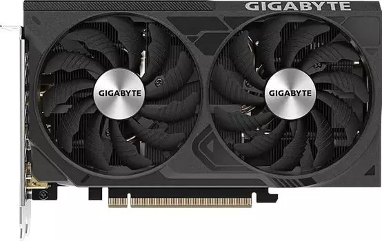 Видеокарта GIGABYTE GeForce RTX 4060TI WindForce, 16Gb DDR6, 128 бит, PCI-E, HDMI, 3DP, Retail (GV-N406TWF2-16GD)