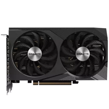 Видеокарта GIGABYTE NVIDIA GeForce RTX 3060 WINDFORCE OC, 12Gb GDDR6, 192 бит, PCI-E, 2HDMI, 2DP, Retail (GV-N3060WF2OC-12GD 2.0)