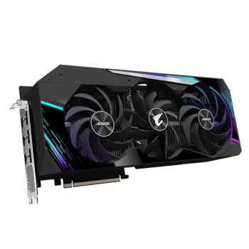 Видеокарта GIGABYTE NVIDIA GeForce RTX 3080 AORUS MASTER, 10Gb DDR6X, 320bit, PCI-E, 3HDMI, 3DP, Retail (GV-N3080AORUS M-10GD LHR)