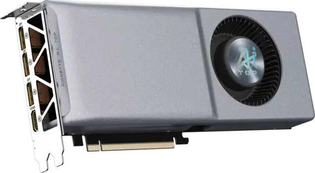 Видеокарта GIGABYTE NVIDIA GeForce RTX 4070Ti SUPER SUPER AI TOP, 16Gb GDDR6X, 256 бит, PCI-E, HDMI, 3DP, Retail (GV-N407TSAI TOP-16GD)