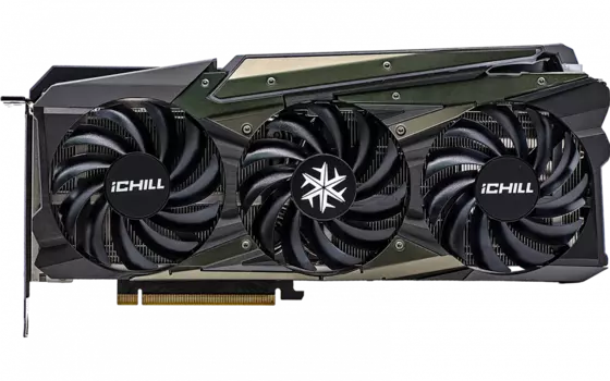 Видеокарта Inno3D NVIDIA GeForce RTX 3080 ICHILL X4 LHR, 10Gb DDR6X, 320bit, PCI-E, HDMI, 3DP, Retail (C30804-106XX-1810VA36H)