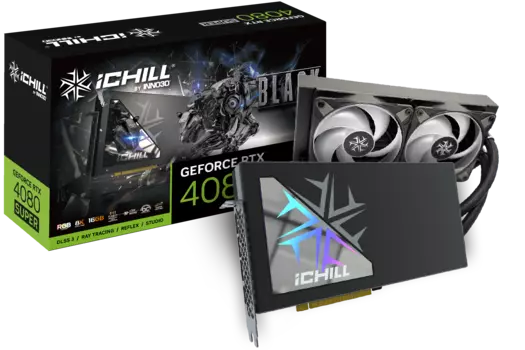 Видеокарта Inno3D NVIDIA GeForce RTX 4080 Super iChill , 16Gb DDR6X, 256 бит, PCI-E, HDMI, 3DP, Retail (C408SB-166XX-18700006)
