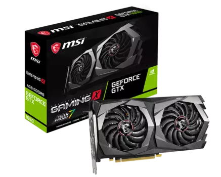 Видеокарта MSI NVIDIA GeForce GTX 1650 D6 GAMING X, 4Gb DDR6, 128 бит, PCI-E, HDMI, 2DP, Retail (GTX 1650 D6 GAMING X)