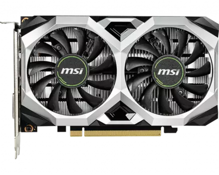 Видеокарта MSI NVIDIA GeForce GTX 1650 VENTUS XS, 4Gb DDR5, 128 бит, PCI-E, DVI, HDMI, DP, Retail (GTX 1650 VENTUS XS 4G)