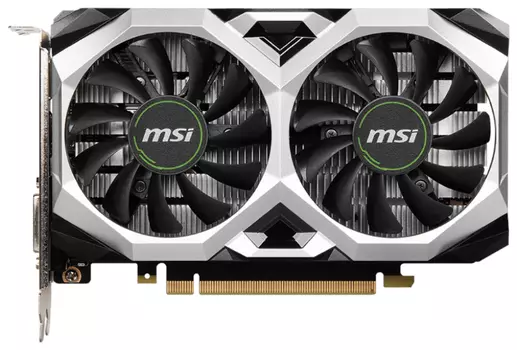 Видеокарта MSI NVIDIA GeForce GTX 1650 VENTUS XS V1, 4Gb DDR6, 128 бит, PCI-E, DVI, HDMI, DP, Retail (GTX 1650 D6 VENTUS XS V1)