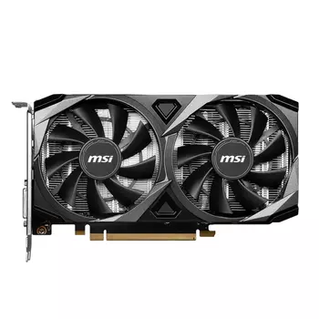 Видеокарта MSI NVIDIA GeForce RTX 3050 VENTUS 2X XS 8G OC, 8Gb GDDR6, 128 бит, PCI-E, DVI, HDMI, DP, Retail (RTX 3050 VENTUS 2X XS 8G OC)