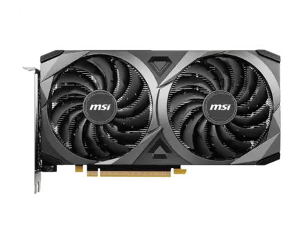 Видеокарта MSI NVIDIA GeForce RTX 3060 RTX 3060 VENTUS 2X OC, 12Gb GDDR6, 192 бит, PCI-E, HDMI, 3DP, Bulk (RTX 3060 VENTUS 2X 12G OC)