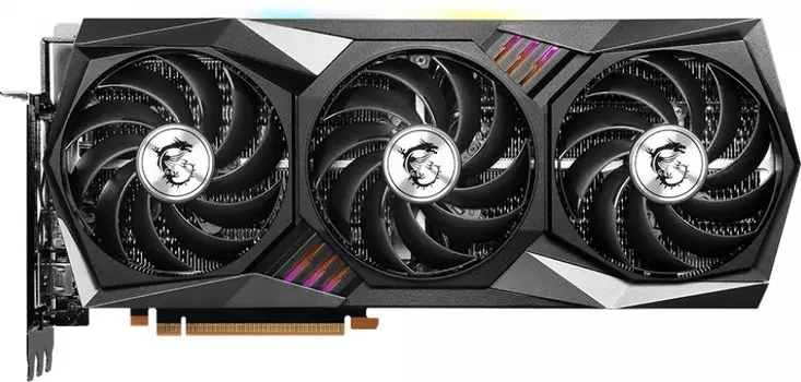 Видеокарта MSI NVIDIA GeForce RTX 3090 Ti GAMING X TRIO, 24Gb DDR6X, 384 бит, PCI-E, HDMI, 3DP, Retail (RTX 3090 Ti GAMING X TRIO 24G)