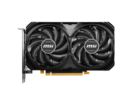 Видеокарта MSI NVIDIA GeForce RTX 4060 VENTUS 2X BLACK OC, 8Gb GDDR6, 128 бит, PCI-E, HDMI, 3DP, Retail (RTX 4060 VENTUS 2X BLACK 8G OC)