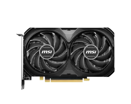 Видеокарта MSI NVIDIA GeForce RTX 4060Ti VENTUS 2X BLACK 8G OC, 8Gb GDDR6, 128 бит, PCI-E, HDMI, 3DP, Retail (RTX 4060 Ti VENTUS 2X BLACK 8G OC)