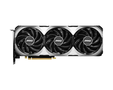 Видеокарта MSI NVIDIA GeForce RTX 4070 Super VENTUS 3X, 12Gb GDDR6X, 192 бит, PCI-E, HDMI, 3DP, Retail (GeForce RTX 4070 SUPER 12G VENTUS 3X)