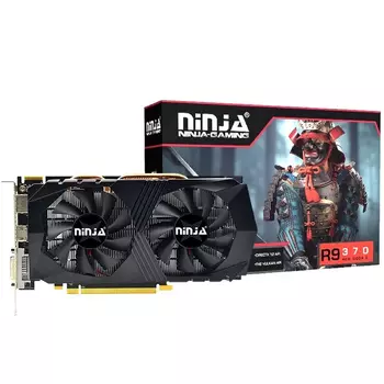 Видеокарта Ninja AMD Radeon R9 370 1024SP, 4Gb DDR5, 256 бит, PCI-E, DVI, HDMI, DP, Retail (AFR937045F)