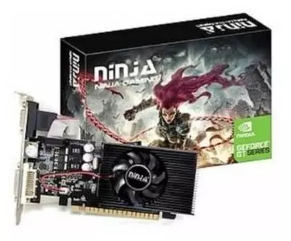 Видеокарта Ninja NVIDIA GeForce GT 710 NF71NP043F, 4Gb DDR3, 64 бит, PCI-E, VGA, DVI, HDMI, Retail (NF71NP043F)