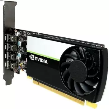 Видеокарта NVIDIA T600, 4Gb DDR6, 128bit, PCI-E, 4miniDP, Bulk (900-5G172-2220-000)
