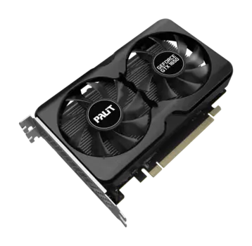 Видеокарта Palit NVIDIA GeForce GTX 1650 GAMING PRO OC, 4Gb DDR6, 128 бит, PCI-E, HDMI, 2DP, Retail (NE61650S1BG1-1175A)