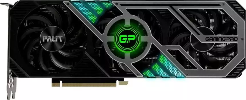 Видеокарта Palit NVIDIA GeForce RTX 3080 GAMING PRO OC, 12Gb DDR6X, 384bit, PCI-E, HDMI, 3DP, Retail (NED3080S19KB-132AA)