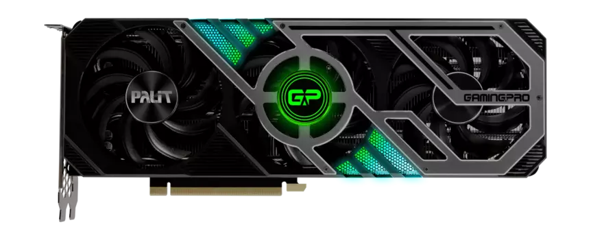 Видеокарта Palit NVIDIA GeForce RTX 3080 GamingPro 12GB LHR, 12Gb DDR6X, 384bit, PCI-E, HDMI, 3DP, Retail ( NED3080019KB-132AA)