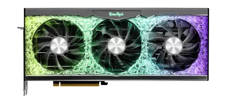 Видеокарта Palit NVIDIA GeForce RTX 4070Ti GameRock Classic, 12Gb DDR6X, 192 бит, PCI-E, HDMI, 3DP, Retail (NED407T019K9-1046G)