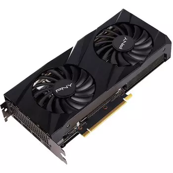 Видеокарта PNY NVIDIA GeForce RTX 3060Ti VERTO Dual Fan, 8Gb DDR6, 256 бит, PCI-E, HDMI, 3DP, Retail (VCG3060T8LDFBPB1)