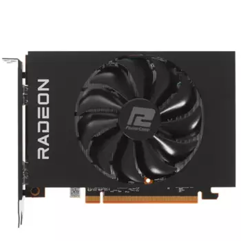 Видеокарта PowerColor AMD Radeon RX 6400, 4Gb DDR6, 64 бит, PCI-E, HDMI, DP, Retail (AXRX 6400 4GBD6-DH)