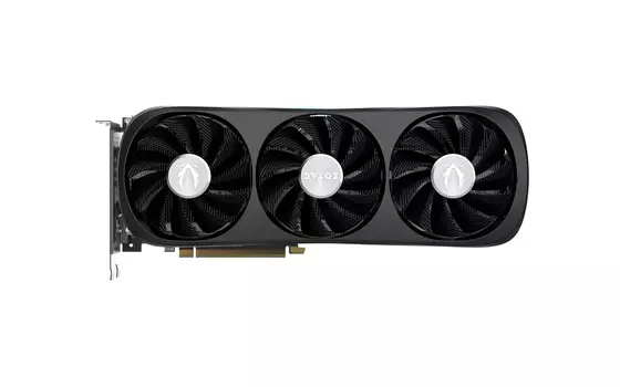 Видеокарта ZOTAC NVIDIA GeForce RTX 4070 Super Trinity OC Black Edition, 12Gb GDDR6X, 192 бит, PCI-E, HDMI, 3DP, Retail (ZT-D40720J-10P)